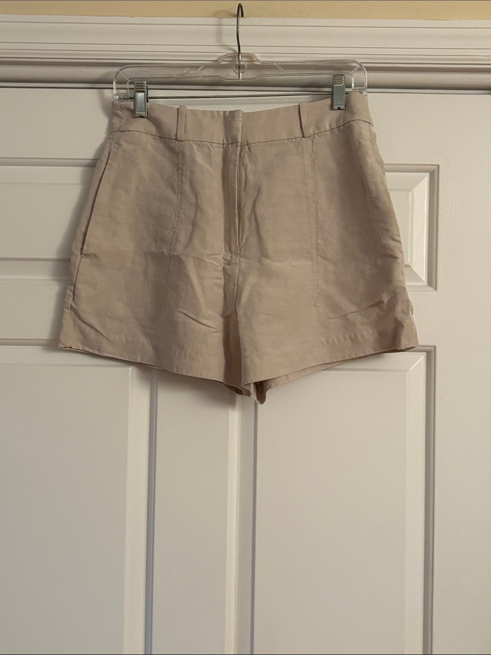 Banana Republic High-Waist Beige Summer Shorts